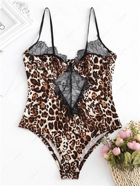 leopard lingerie for women.